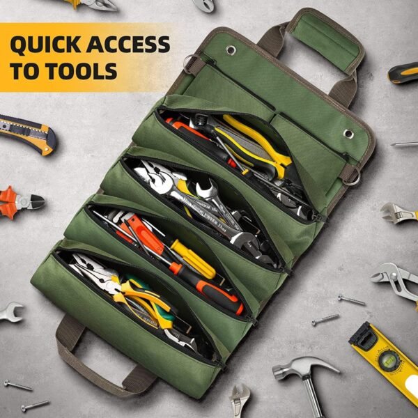 Tool Bag Roll Up, UUP Heavy Duty Rolled Empty Tool... - Image 7