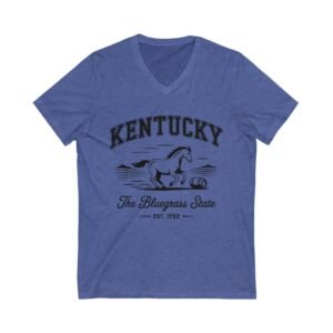Kentucky Mother’s Day V-Neck Tee, Unisex Heartfelt Mom Shirt, Gift for Moms, Cute Stylish Tee, Mother’s Day Celebration T-Shirt