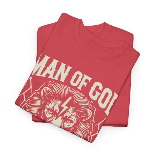 Heroic Faith Unisex Heavy Cotton Tee - Man of God, Husband, Daddy, Protector, Gift for Dads, Father's Day, Christian Apparel - Image 26