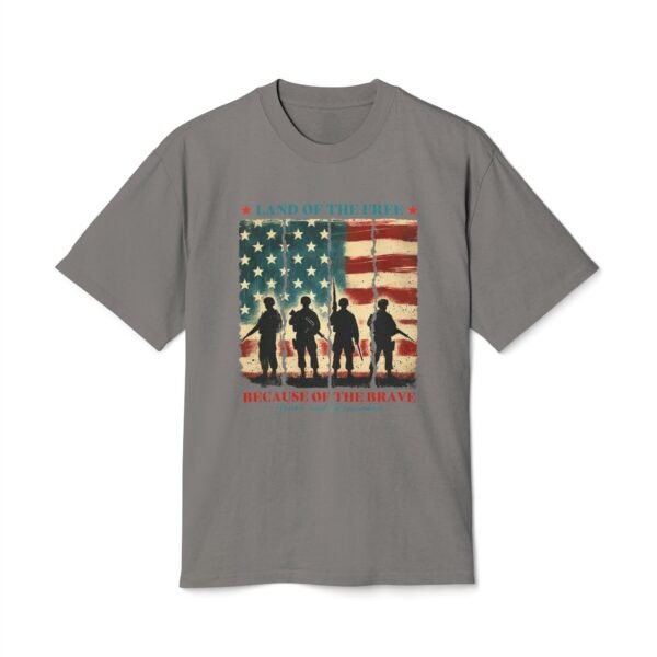 Patriotic Unisex Tee - Land of the Free - Brave American Heroes Shirt, Memorial Day Gift, Veteran's Day Tee, Independence Day Style, [...] - Image 19