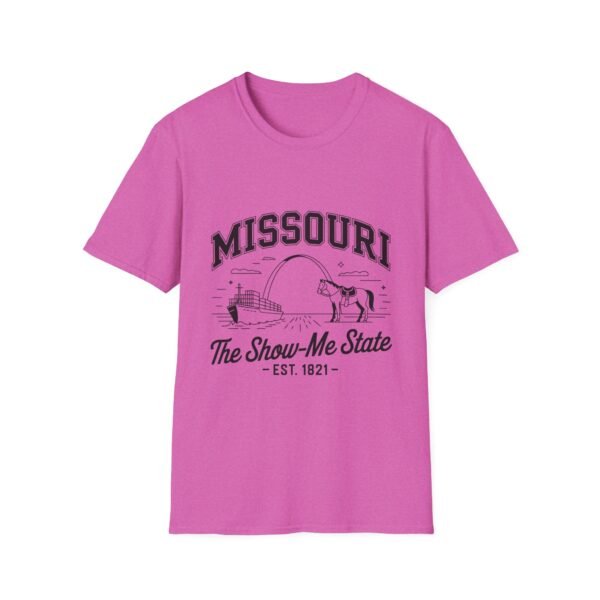 Missouri Unisex Softstyle T-Shirt, Show-Me State Tee, State Pride Shirt, Gift for Travelers, Casual Wear, Souvenir Apparel - Image 27