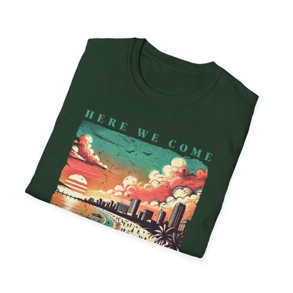Miami Beach Vibes Unisex Softstyle T-Shirt, Summer Apparel, Vacation Tee, Graphic Shirt for Beach Lovers, Travel Gift - Image 22