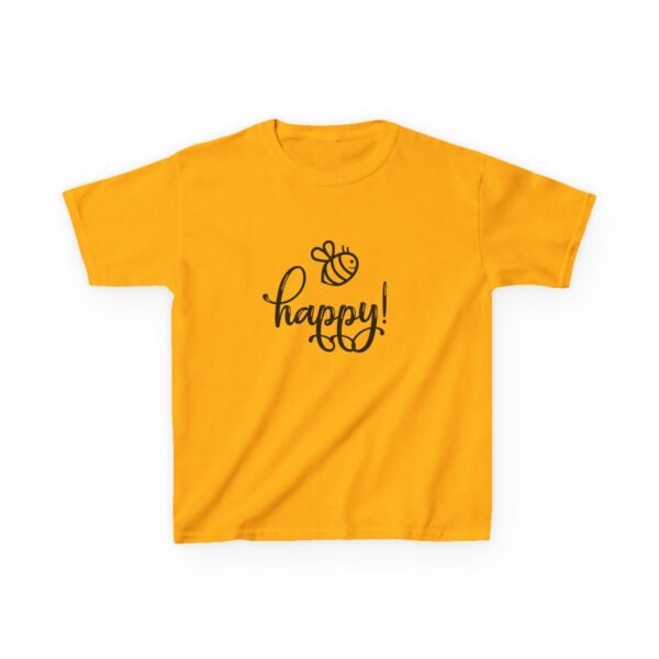 Kids Happy Bee Tee | Cute Kids T-Shirt | Bee-Themed Gift | Birthday Apparel | Summer Outfit | Children's Clothing | Fun Shirt