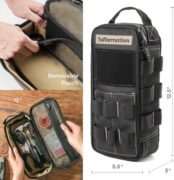 Heavy Duty Small Tool Bag Pouch Portable Utility O... - Image 3