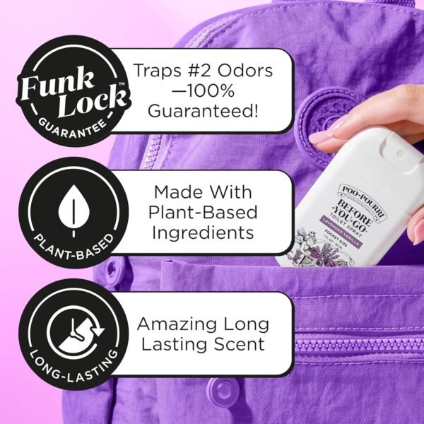 Poo-Pourri Lavender Vanilla Pocket Before-You-Go T... - Image 3