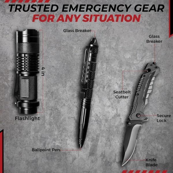 320-Piece Survival Kit | Emergency Gear for Campin... - Image 7