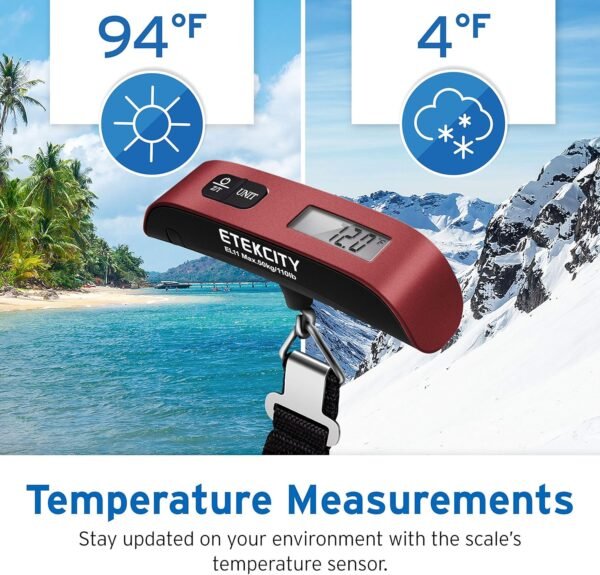 Etekcity Luggage Scale for Travel Essentials, Digi... - Image 9