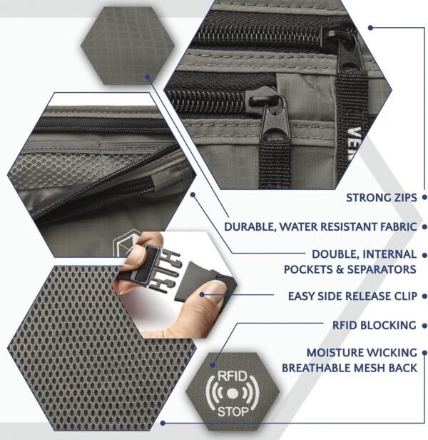 VENTURE 4TH Travel Money Belt - Slim Passport Hold... - Image 6