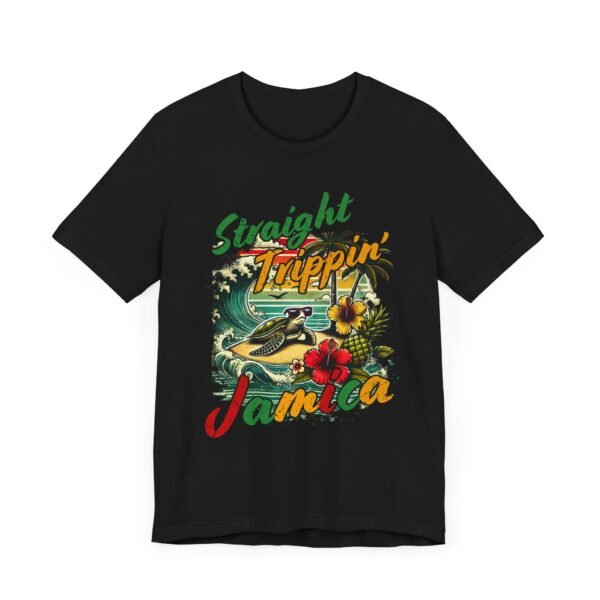 Tropical Vibe Tee - Unisex Jersey Short Sleeve Tee - Straight Trippin' Jamaica - Image 27
