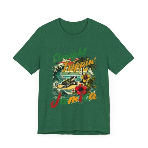 Tropical Vibe Tee - Unisex Jersey Short Sleeve Tee - Straight Trippin' Jamaica - Image 31