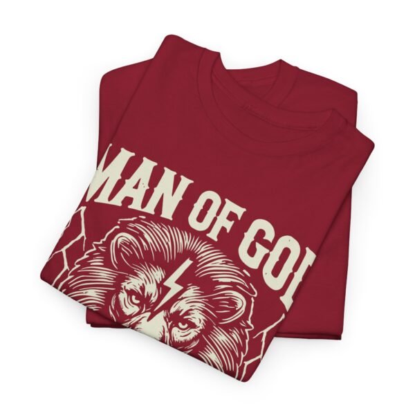 Heroic Faith Unisex Heavy Cotton Tee - Man of God, Husband, Daddy, Protector, Gift for Dads, Father's Day, Christian Apparel - Image 42