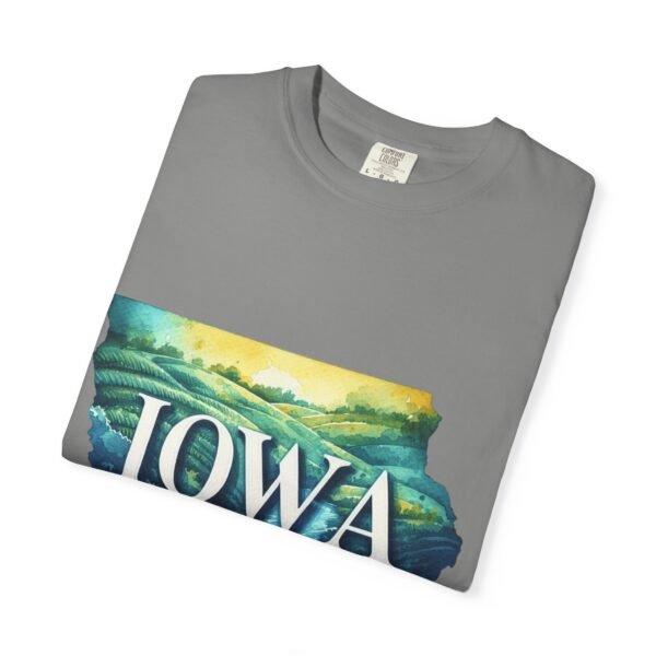 Iowa Scenic Unisex Garment-Dyed T-Shirt, Vintage Tee, Travel Souvenir, Nature Lover Gift, Iowa Pride Apparel, Casual Wear - Image 59