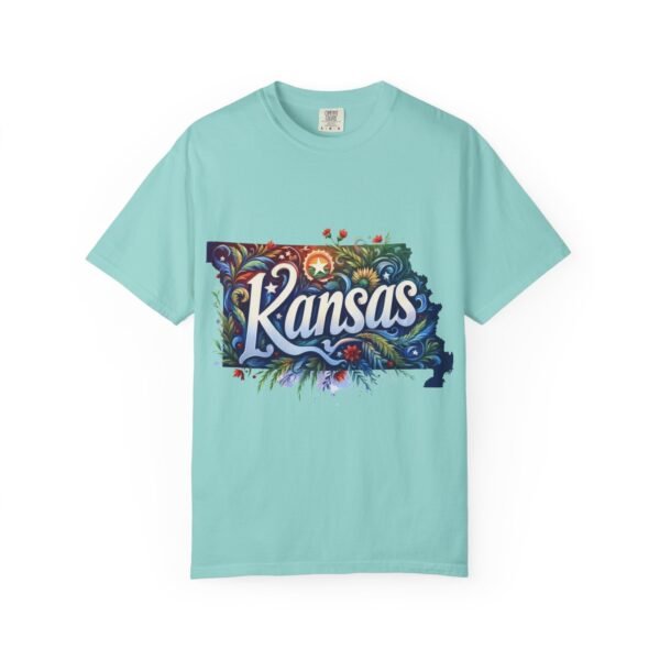 Kansas Floral Unisex T-Shirt, Graphic Tee, Gift for Kansans, State Pride Shirt, Casual Wear, Summer Shirt - Image 73