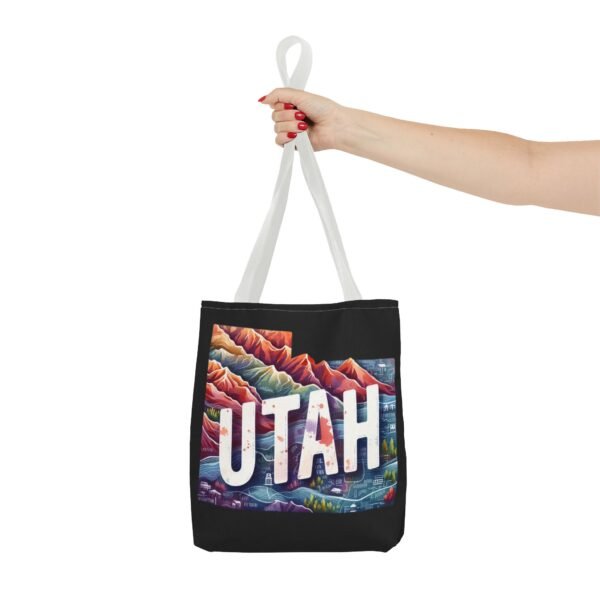 Utah Landscape Tote Bag, Eco-Friendly Shopping, Travel Accessory, Gift for Adventurers, Modern Design, AOP Tote - Image 28