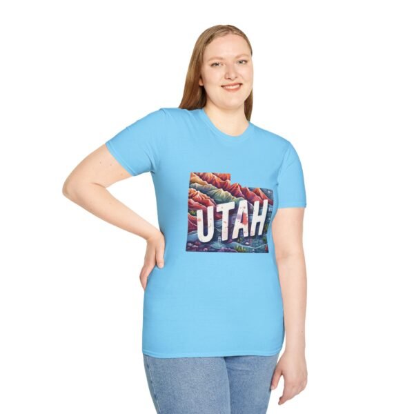 Utah Adventure T-Shirt, Unisex Softstyle Tee, Vintage Nature Shirt, Travel Gift, Summer Attire, Outdoor Lover Apparel - Image 69