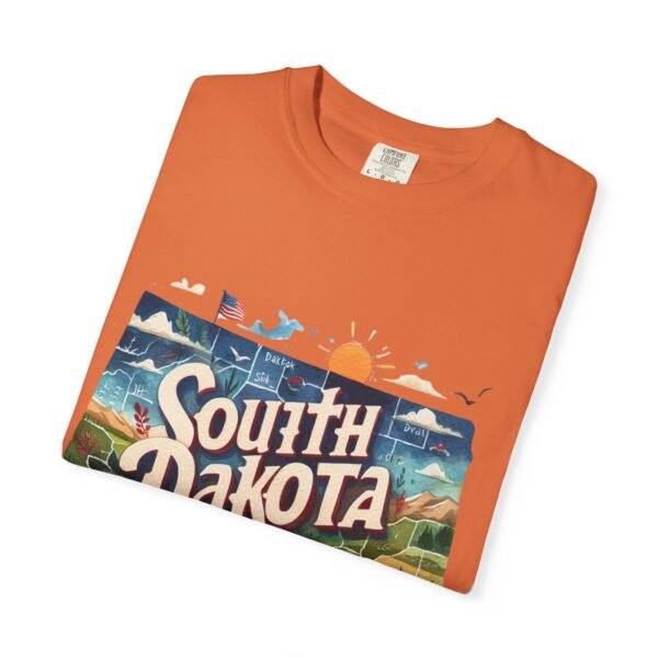 South Dakota Unisex Garment-Dyed T-shirt, Vintage South Dakota Tee, Travel Souvenir Shirt, Perfect for Vacation or Gift, Casual Wear, [...] - Image 33