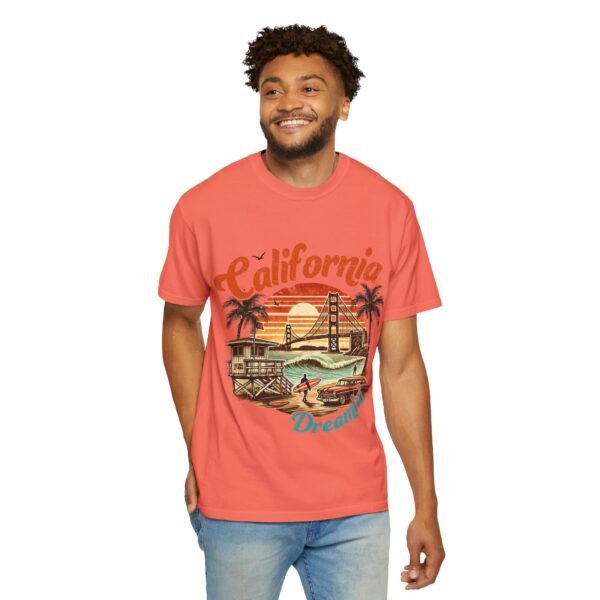 California Dreamin' Unisex Garment-Dyed T-Shirt, Vintage Style Tee, Summer Apparel, Beachwear, Tourist Souvenir, Gift for Travelers - Image 24