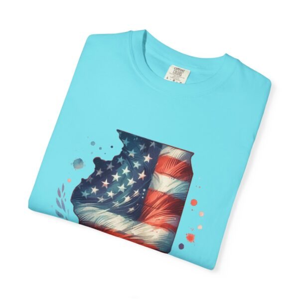Illinois Flag Unisex T-Shirt, Independence Day Outfit, Patriotic Apparel, Americana Style, Gift for Illinois Residents - Image 51