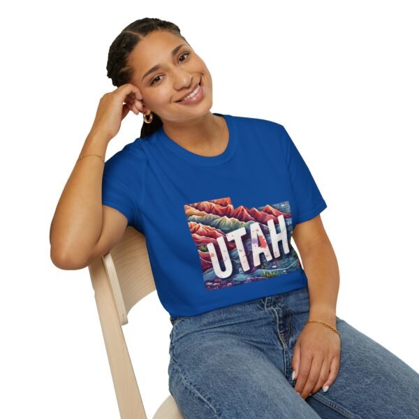 Utah Adventure T-Shirt, Unisex Softstyle Tee, Vintage Nature Shirt, Travel Gift, Summer Attire, Outdoor Lover Apparel - Image 104