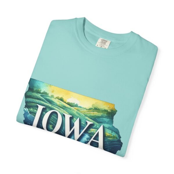 Iowa Scenic Unisex Garment-Dyed T-Shirt, Vintage Tee, Travel Souvenir, Nature Lover Gift, Iowa Pride Apparel, Casual Wear - Image 52