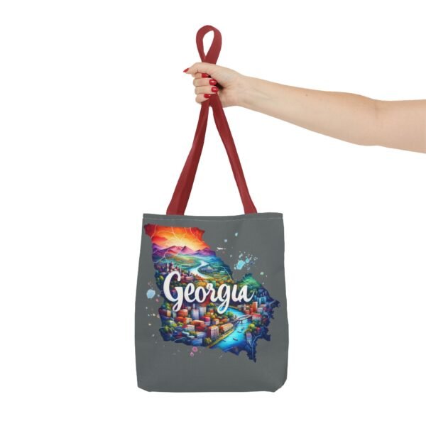 Georgia Tote Bag, Colorful State Map Tote, Travel Bag, Gift for Travelers, Stylish Grocery Tote, Eco-Friendly Bag - Image 17
