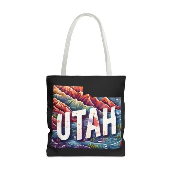 Utah Landscape Tote Bag, Eco-Friendly Shopping, Travel Accessory, Gift for Adventurers, Modern Design, AOP Tote - Image 33
