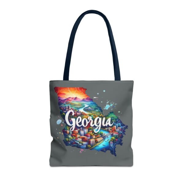 Georgia Tote Bag, Colorful State Map Tote, Travel Bag, Gift for Travelers, Stylish Grocery Tote, Eco-Friendly Bag - Image 66