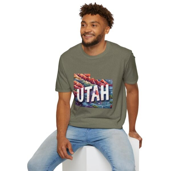Utah Adventure T-Shirt, Unisex Softstyle Tee, Vintage Nature Shirt, Travel Gift, Summer Attire, Outdoor Lover Apparel - Image 39