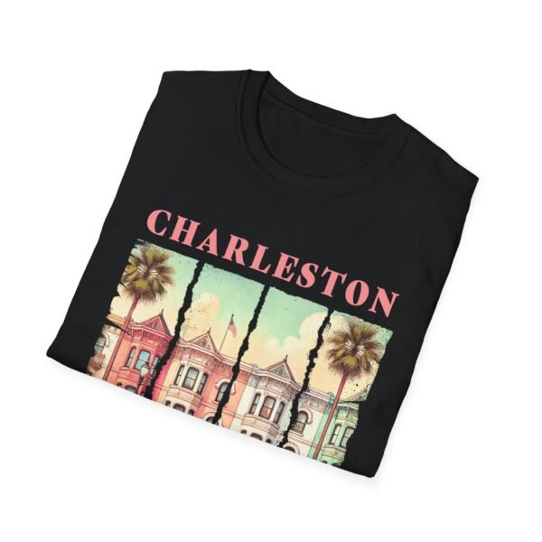 Charleston Vintage T-Shirt, Unisex Tee, Softstyle Apparel, Travel Souvenir, Summer Fashion, Gift for Beach Lovers - Image 5