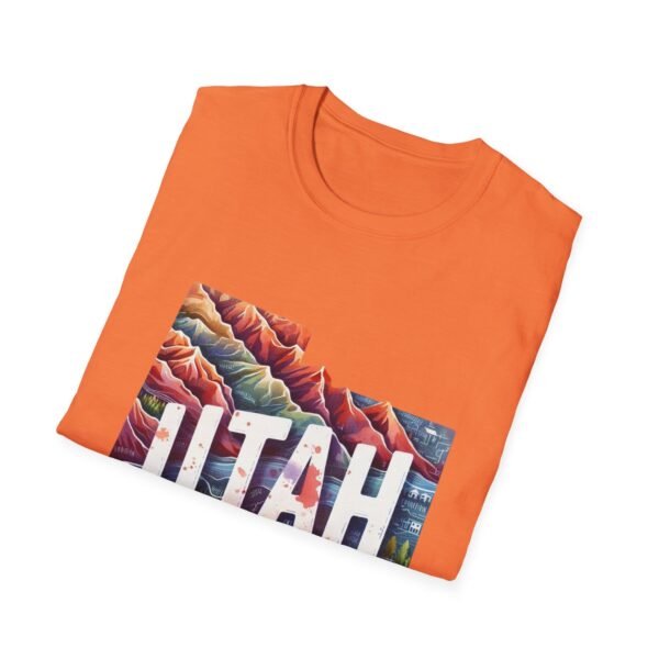 Utah Adventure T-Shirt, Unisex Softstyle Tee, Vintage Nature Shirt, Travel Gift, Summer Attire, Outdoor Lover Apparel - Image 12