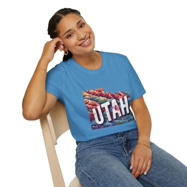 Utah Adventure T-Shirt, Unisex Softstyle Tee, Vintage Nature Shirt, Travel Gift, Summer Attire, Outdoor Lover Apparel - Image 64