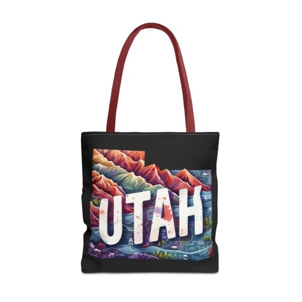 Utah Landscape Tote Bag, Eco-Friendly Shopping, Travel Accessory, Gift for Adventurers, Modern Design, AOP Tote - Image 21