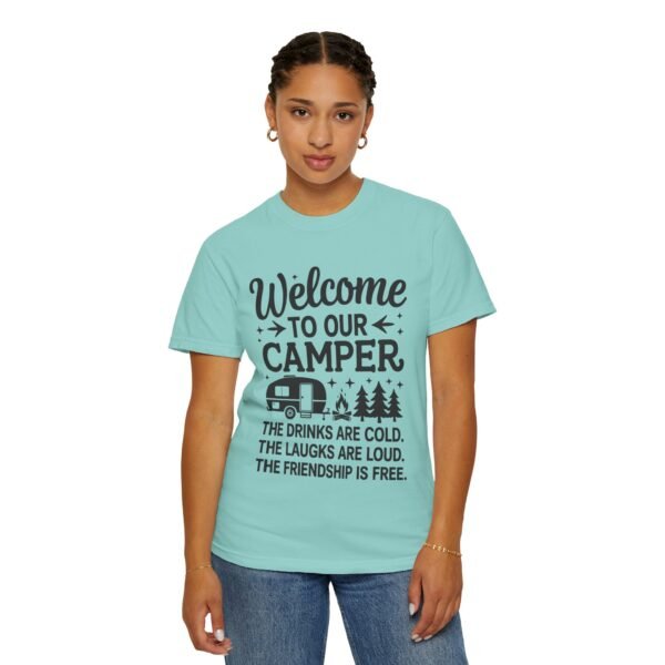 Welcome to Our Camper T-shirt, Casual Camping Tee, Unisex Outdoor Apparel, Gift for Campers, Funny Travel Shirt, Summer Adventure Top - Image 46