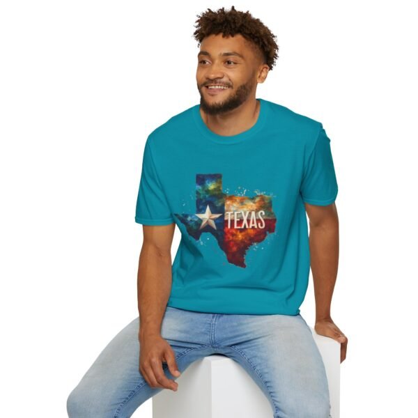 Texas Galaxy Unisex Softstyle T-Shirt, Gift for Texas Fans, Casual Wear, State Pride Shirt, Summer Outfit, Birthday Gift - Image 62