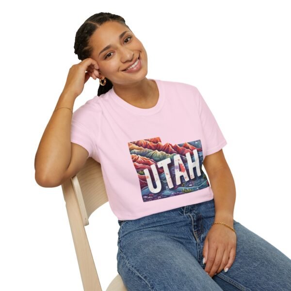 Utah Adventure T-Shirt, Unisex Softstyle Tee, Vintage Nature Shirt, Travel Gift, Summer Attire, Outdoor Lover Apparel - Image 120