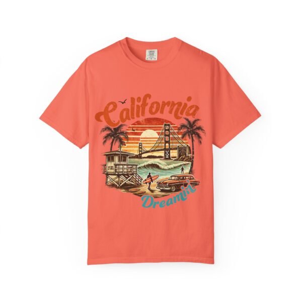 California Dreamin' Unisex Garment-Dyed T-Shirt, Vintage Style Tee, Summer Apparel, Beachwear, Tourist Souvenir, Gift for Travelers - Image 19