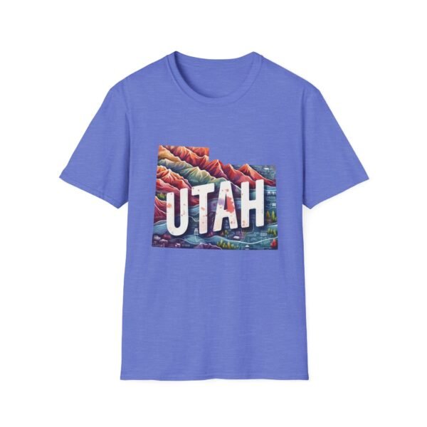 Utah Adventure T-Shirt, Unisex Softstyle Tee, Vintage Nature Shirt, Travel Gift, Summer Attire, Outdoor Lover Apparel - Image 73