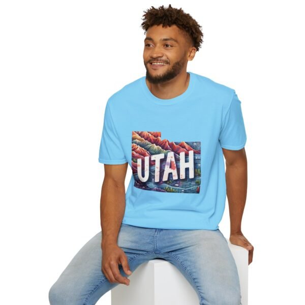 Utah Adventure T-Shirt, Unisex Softstyle Tee, Vintage Nature Shirt, Travel Gift, Summer Attire, Outdoor Lover Apparel - Image 71