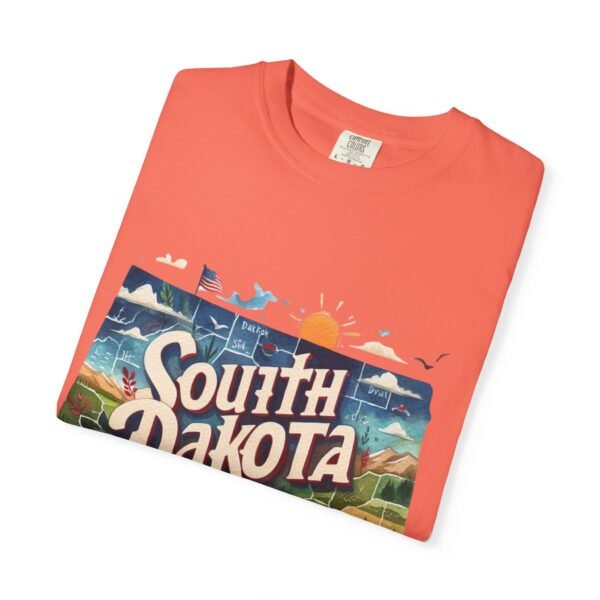 South Dakota Unisex Garment-Dyed T-shirt, Vintage South Dakota Tee, Travel Souvenir Shirt, Perfect for Vacation or Gift, Casual Wear, [...] - Image 21