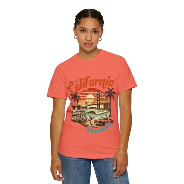 California Dreamin' Unisex Garment-Dyed T-Shirt, Vintage Style Tee, Summer Apparel, Beachwear, Tourist Souvenir, Gift for Travelers - Image 22