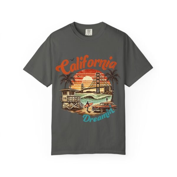 California Dreamin' Unisex Garment-Dyed T-Shirt, Vintage Style Tee, Summer Apparel, Beachwear, Tourist Souvenir, Gift for Travelers - Image 46