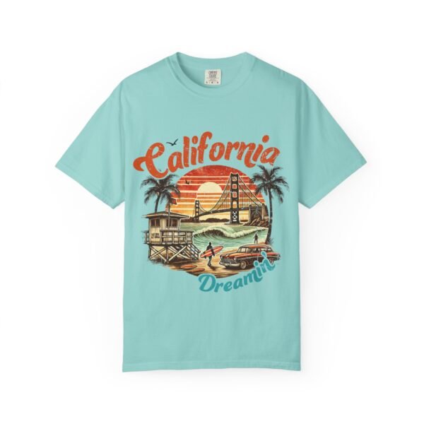 California Dreamin' Unisex Garment-Dyed T-Shirt, Vintage Style Tee, Summer Apparel, Beachwear, Tourist Souvenir, Gift for Travelers - Image 55