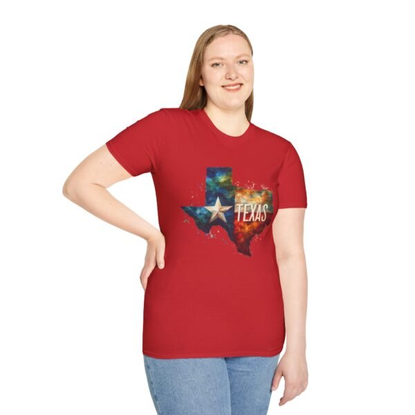 Texas Galaxy Unisex Softstyle T-Shirt, Gift for Texas Fans, Casual Wear, State Pride Shirt, Summer Outfit, Birthday Gift - Image 98