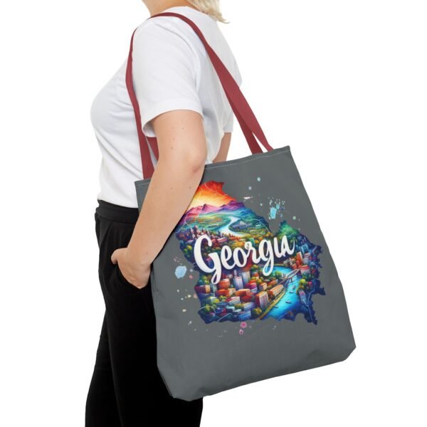 Georgia Tote Bag, Colorful State Map Tote, Travel Bag, Gift for Travelers, Stylish Grocery Tote, Eco-Friendly Bag - Image 27