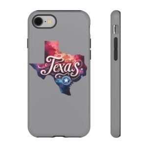 Texas State Phone Case, Tough Phone Protector for Texans, Gift for Texas Lovers, Colorful Texas Design, Phone Accessories
