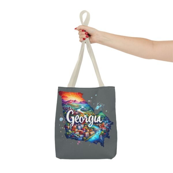Georgia Tote Bag, Colorful State Map Tote, Travel Bag, Gift for Travelers, Stylish Grocery Tote, Eco-Friendly Bag - Image 47