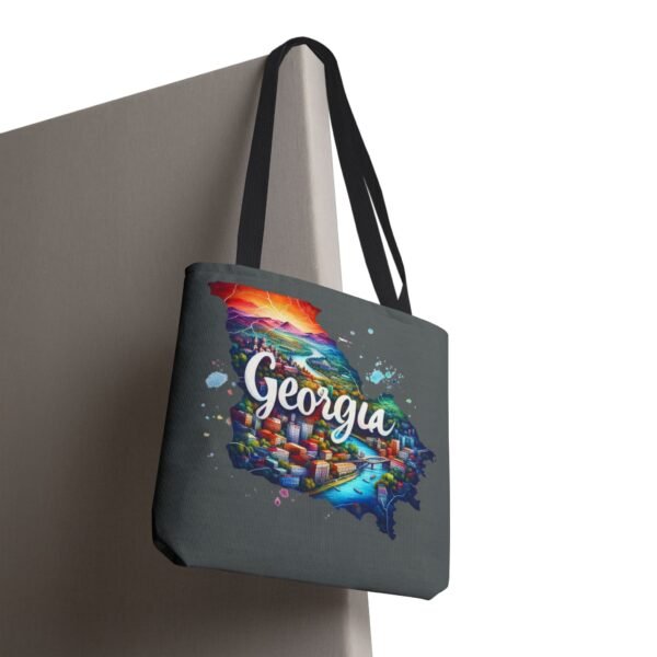 Georgia Tote Bag, Colorful State Map Tote, Travel Bag, Gift for Travelers, Stylish Grocery Tote, Eco-Friendly Bag - Image 15