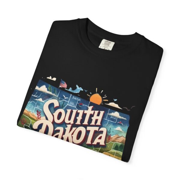 South Dakota Unisex Garment-Dyed T-shirt, Vintage South Dakota Tee, Travel Souvenir Shirt, Perfect for Vacation or Gift, Casual Wear, [...] - Image 75