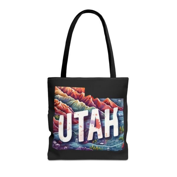 Utah Landscape Tote Bag, Eco-Friendly Shopping, Travel Accessory, Gift for Adventurers, Modern Design, AOP Tote - Image 5