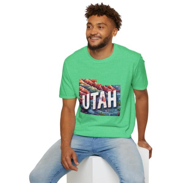 Utah Adventure T-Shirt, Unisex Softstyle Tee, Vintage Nature Shirt, Travel Gift, Summer Attire, Outdoor Lover Apparel - Image 55